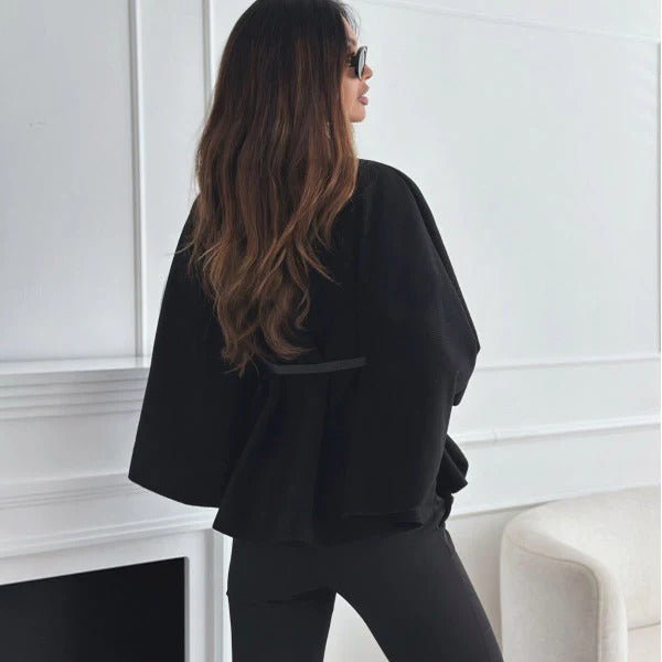 Elegant women's jacket High collar