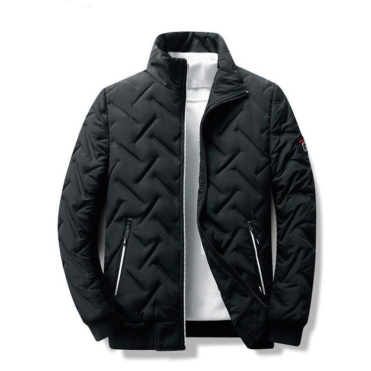 Warm Men's Quilted Winter Jacket