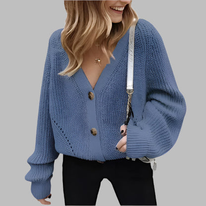 Große Strickjacke Woll-Mischung Übergröße - IdealeKleiden