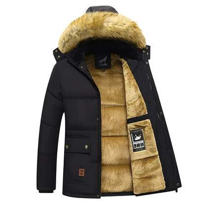 Men's Parka Jacket Warm Insulated