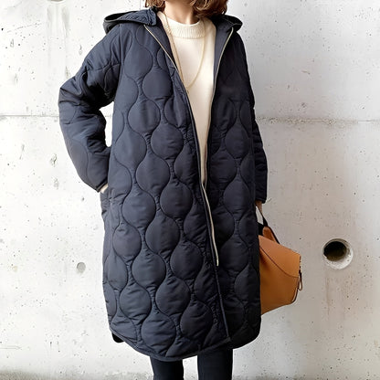 Praktischer Winterparka Kapuze Modern - IdealeKleiden