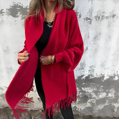 Women's Fashion Jacket Loose Knit Look