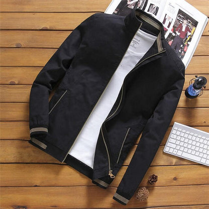 Men's Bomber Jacket Stylish Breathable Casual