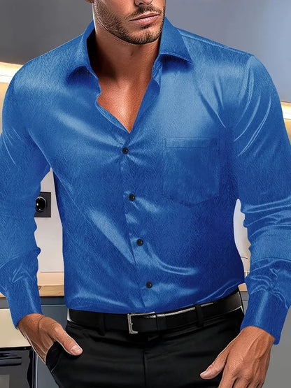Elegant Dress Slim Fit Silk Lace Collar
