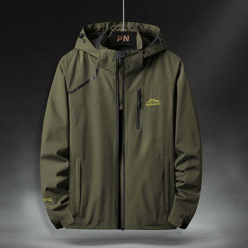 Men's Outdoor Jacket Hooded Sporty