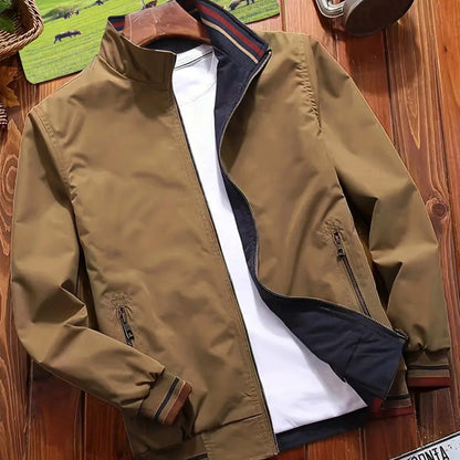 Men's Lightweight Casual Zip-Up Jacket