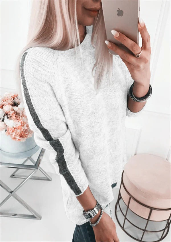 Comfortable Women's Clothing | Loose Fit Stripe Pattern Soft Cotton