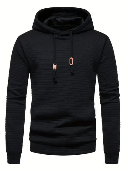 Men's Quilted Sweater Comfortable Streetwear Style