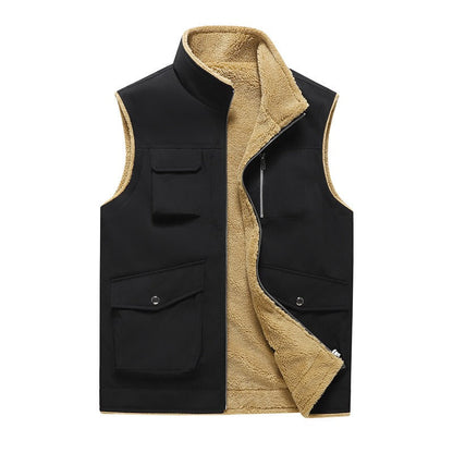 Men's Vest Outdoor Style Multi-Pocket Practical