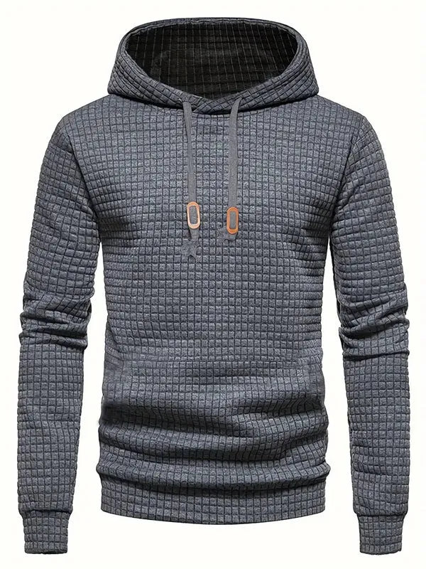 Men's Quilted Sweater Comfortable Streetwear Style