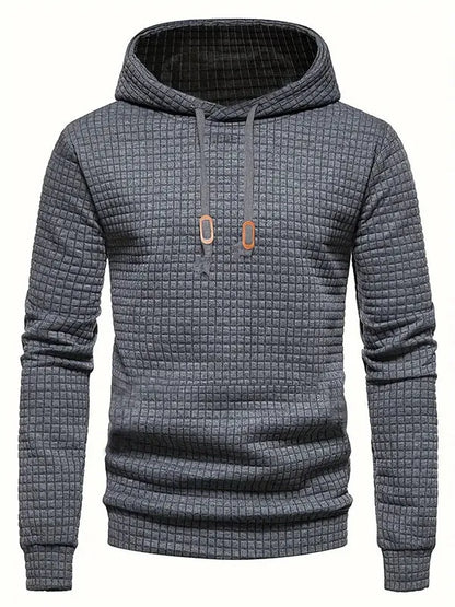 Men's Quilted Sweater Comfortable Streetwear Style