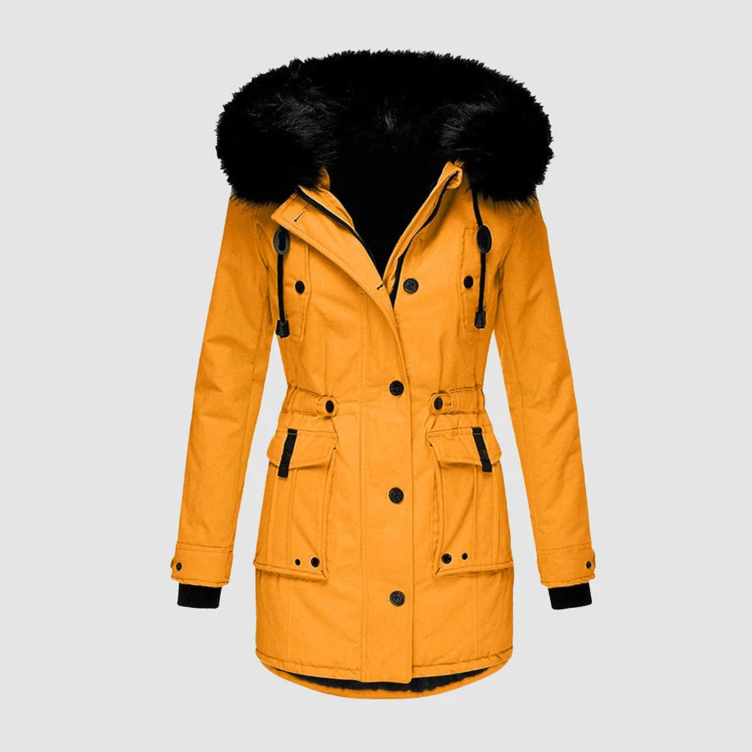 Long Women's Jacket Elegant Tailored Fit
