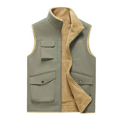 Herren Weste Outdoor Stil Vieltaschig Praktisch - IdealeKleiden