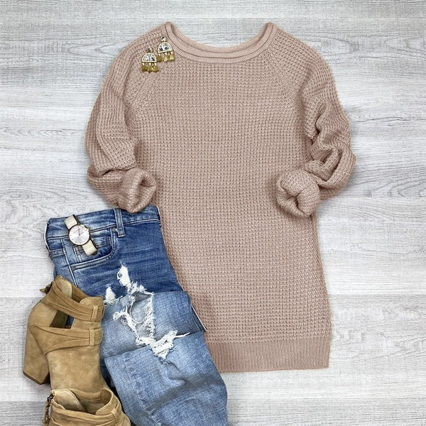 Große Strickpullover Damen Übergröße Bequem Rollkragen