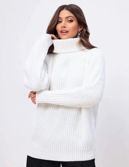 Bequeme Pullover Damen Relaxed Fit Wollmischung