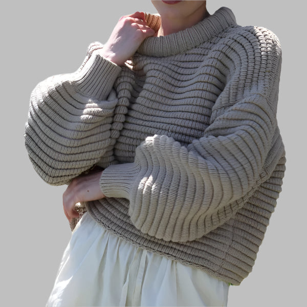 Women's Plus Size Wool Blend Knit Sweaters