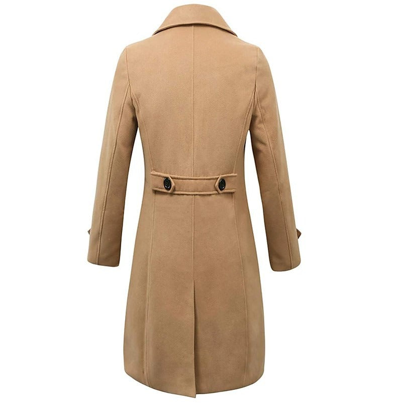 Herren Wollmantel Russell Warm Elegant - IdealeKleiden