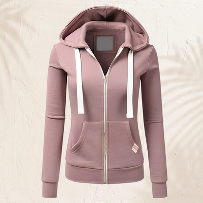 Cozy zip-up hoodie