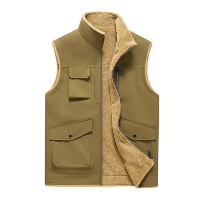 Men's Vest Outdoor Style Multi-Pocket Practical