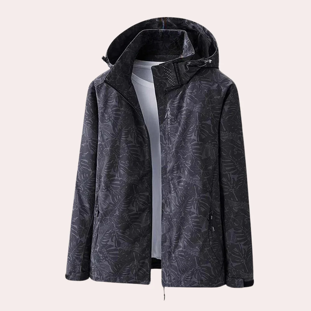Light Outdoor Jacket With Detachable Hood