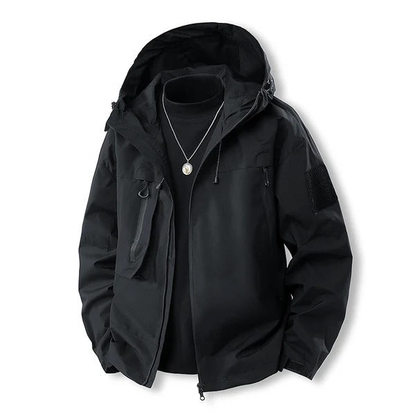 Waterproof Outdoor Jacket Hood Zipper