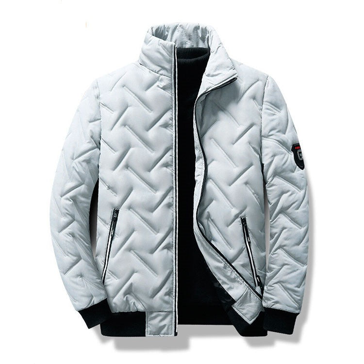 Warm Men's Quilted Winter Jacket