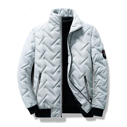 Warm Men's Quilted Winter Jacket