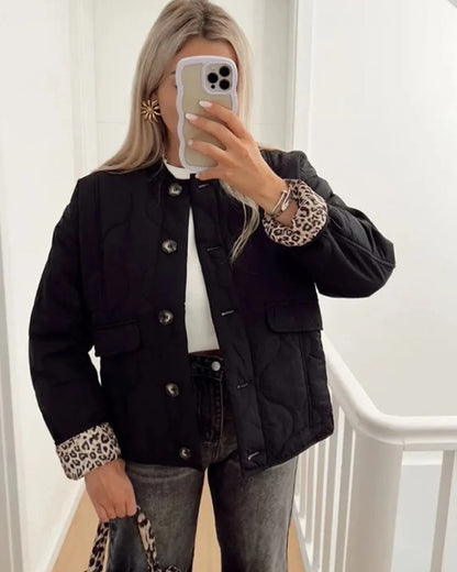 Elegant Leopard Jacket for Women Design