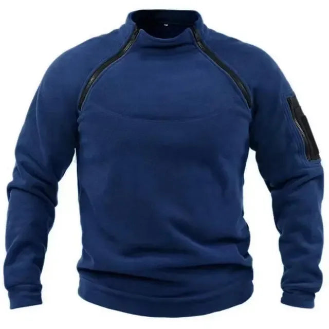 Cuddly Fleece Dress Comfortable High Collar