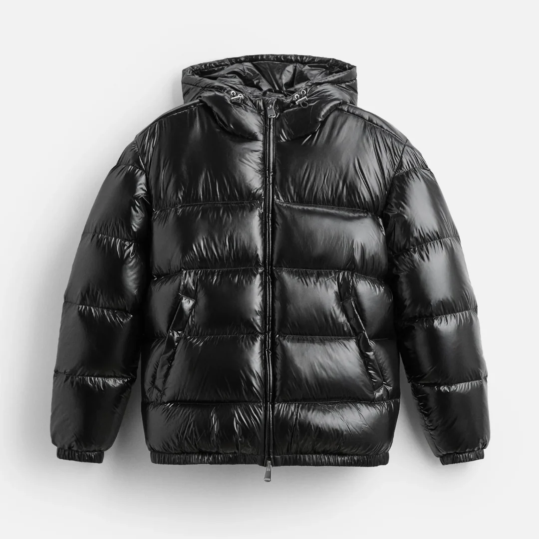 Winterjacke Gepolstert Oversized Kapuze - IdealeKleiden