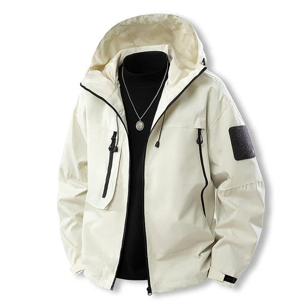 Waterproof Outdoor Jacket Hood Zipper