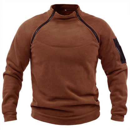 Cuddly Fleece Dress Comfortable High Collar