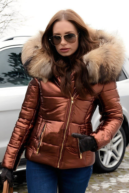 Elegant Women's Down Jacket Warm & Stylish