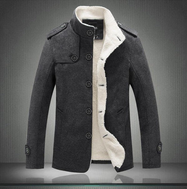 Damen Trenchcoat Wollmix Slim Fit Doppelreihner