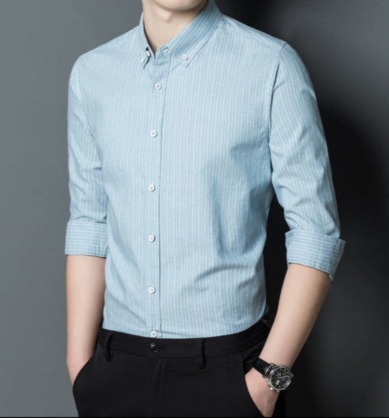 Elegant Men's Slim Fit Stripes