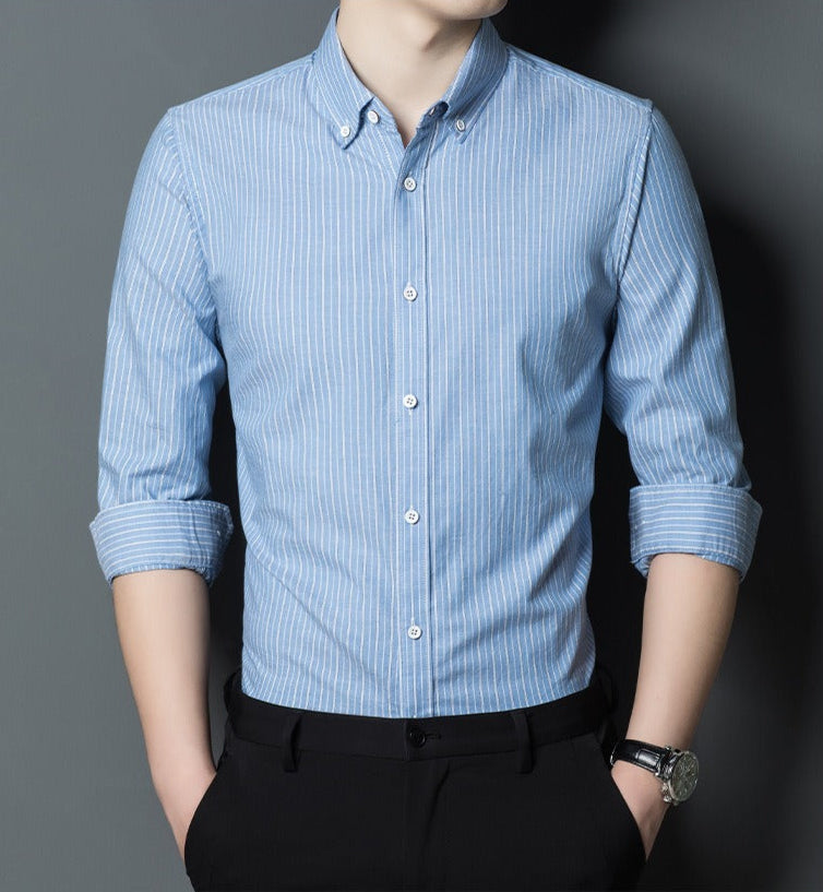 Elegante Herrenkleidung Slim Fit Streifen - IdealeKleiden