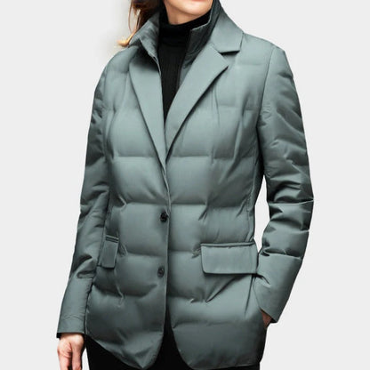 Women's Elegant Insulated Fitted Windbreaker
