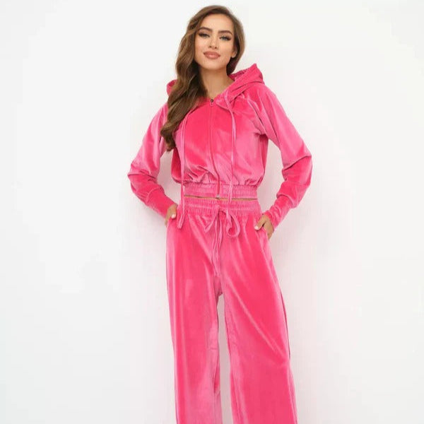 Snuggle Set Fleece Hoodie Sweatpants Comfortable