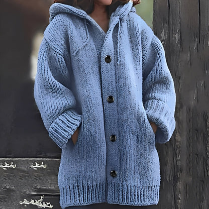 Women's Scarf Cardigan Hood Comfortable