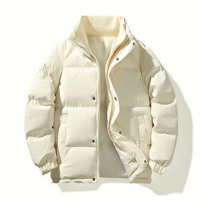 Men's Quilted Jacket Waterproof Warm