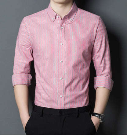 Elegant Men's Slim Fit Stripes