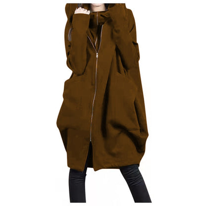 Women's Oversized Coat Hood Soft