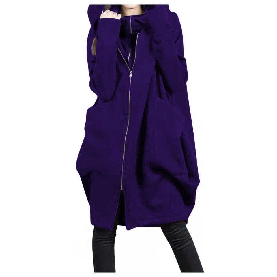Women's Oversized Coat Hood Soft