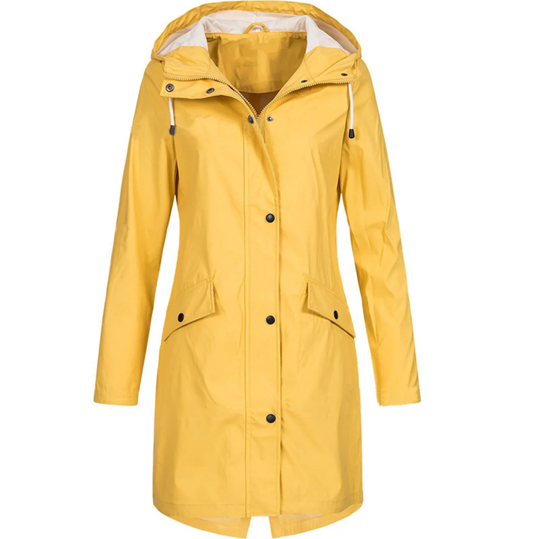 Water-Repellent Rain Jacket Women's Tailored Fit