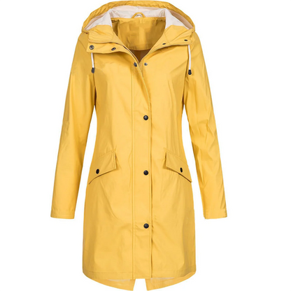 Water-Repellent Rain Jacket Women's Tailored Fit