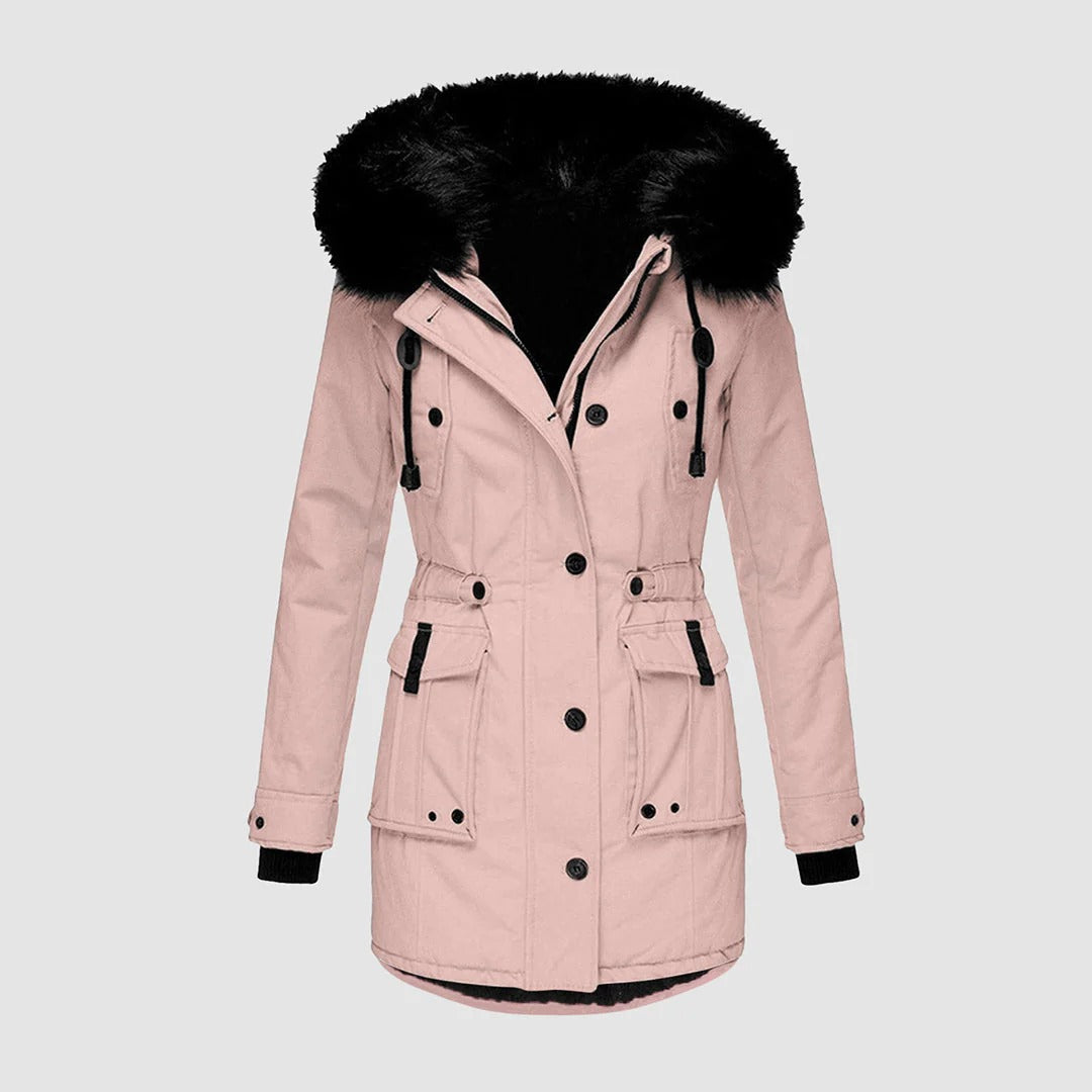 Long Women's Jacket Elegant Tailored Fit