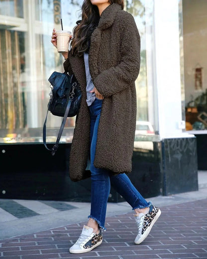 Soft women's teddy jacket