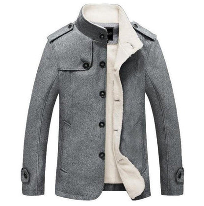 Damen Trenchcoat Wollmix Slim Fit Doppelreihner