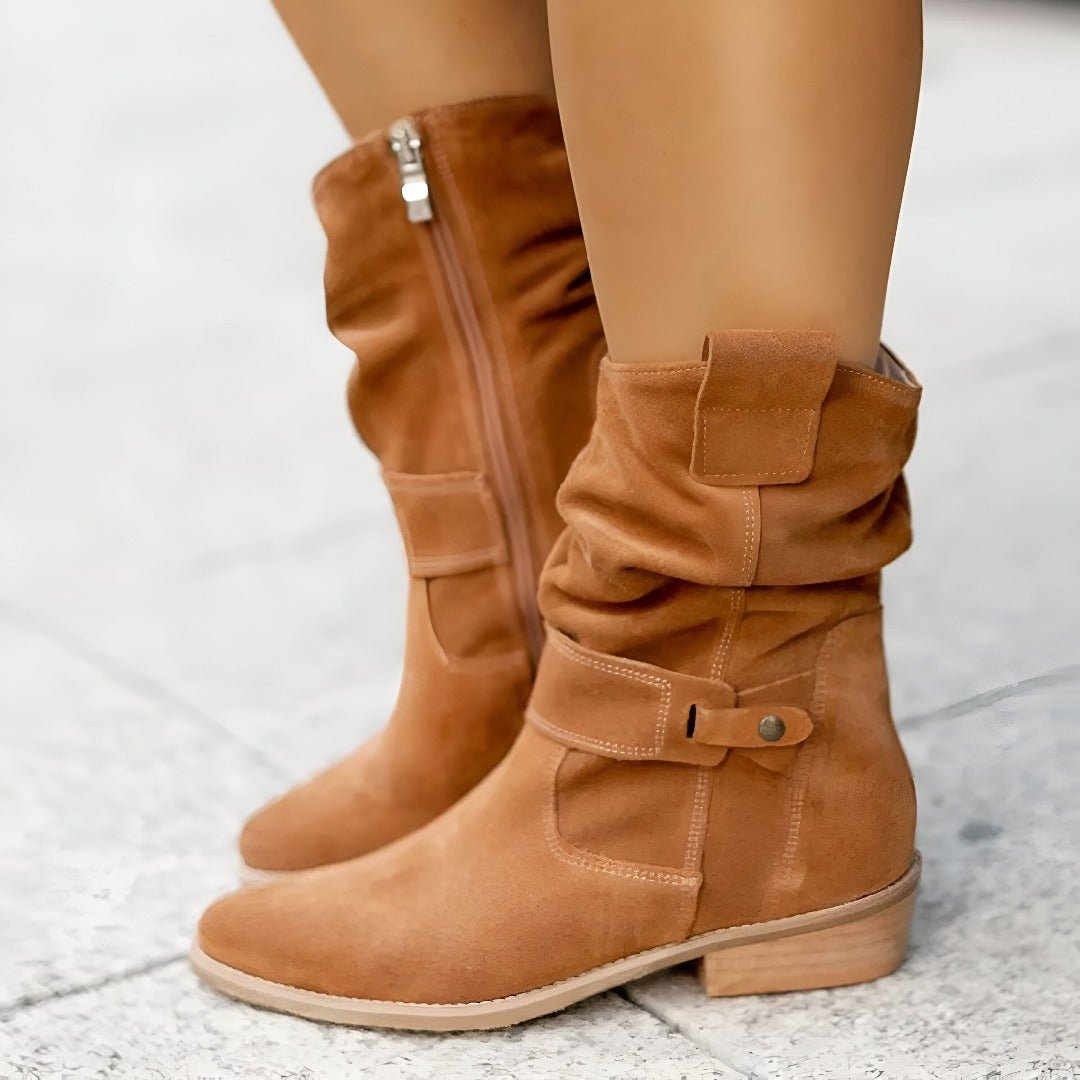 Comfortable Suede Boots Casual Chic