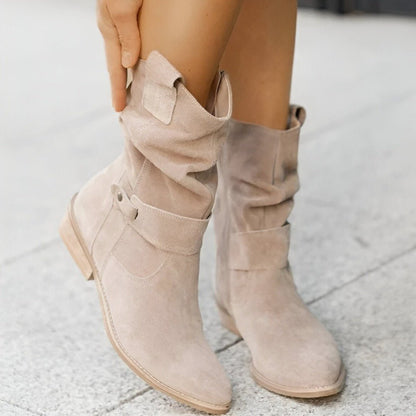 Comfortable Suede Boots Casual Chic